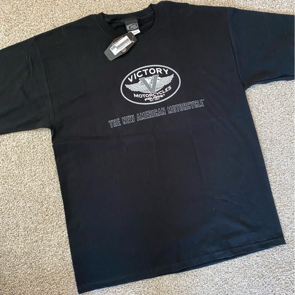Victory Motorcycle Black Tee